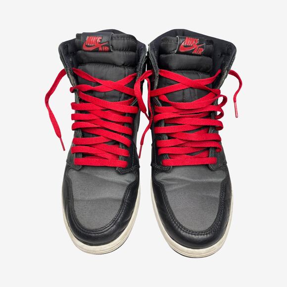 Nike Air Jordan 1 Mid Black Gym Red 555088-060 Mens Size 10 2019 Retro - Picture 11 of 12